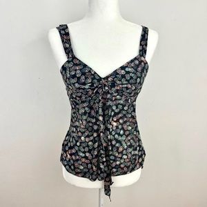 Ted Baker Silk black tank top